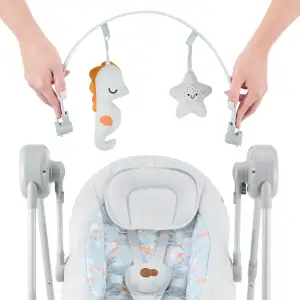 Крісло-гойдалка Kinderkraft Swingee Grey (KBSWIN00GRY0000)