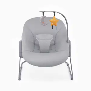 Шезлонг-качалка Kinderkraft Calmee Grey (KBCALM00GRY0000)