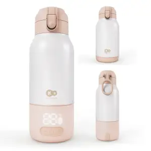 Портативний підігрівач для молока і термос 2-в-1 Kinderkraft Gaja Beige (KEGAJA00BEG0000)