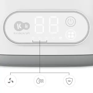 Стерилизатор-сушилка Kinderkraft Sanvo (KESANV00WHT0000)