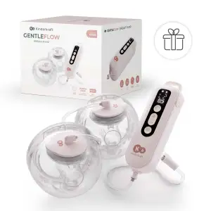 Подвійний електричний молоковідсмоктувач Kinderkraft GentleFlow Pink (KEGEFL00PNK0000)