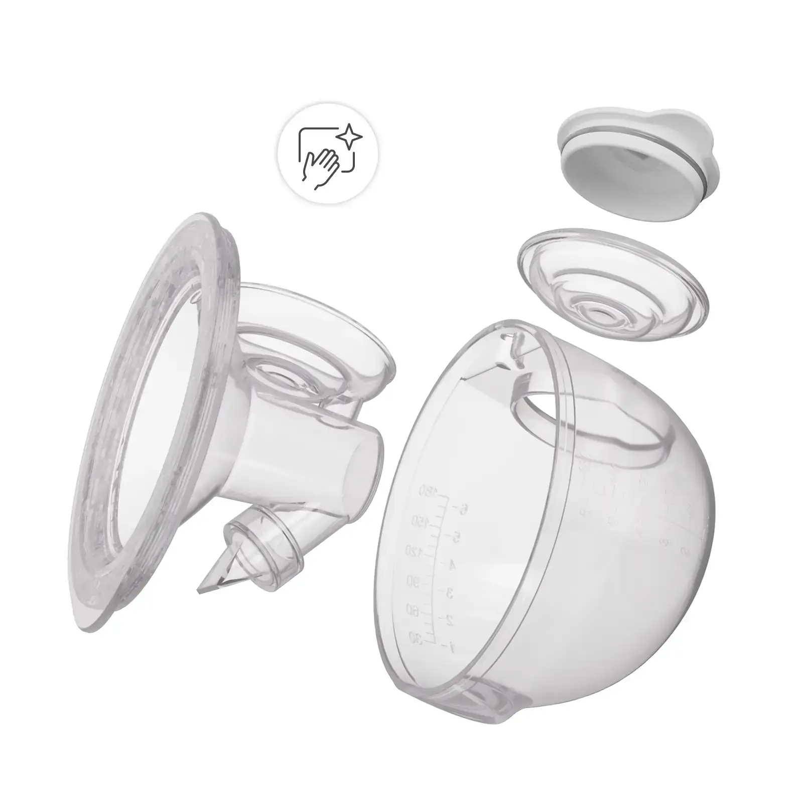 Двойной электрический молокоотсос Kinderkraft GentleNest (KEGENE00GLD0000)