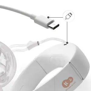 Двойной электрический молокоотсос Kinderkraft GentleNest (KEGENE00GLD0000)