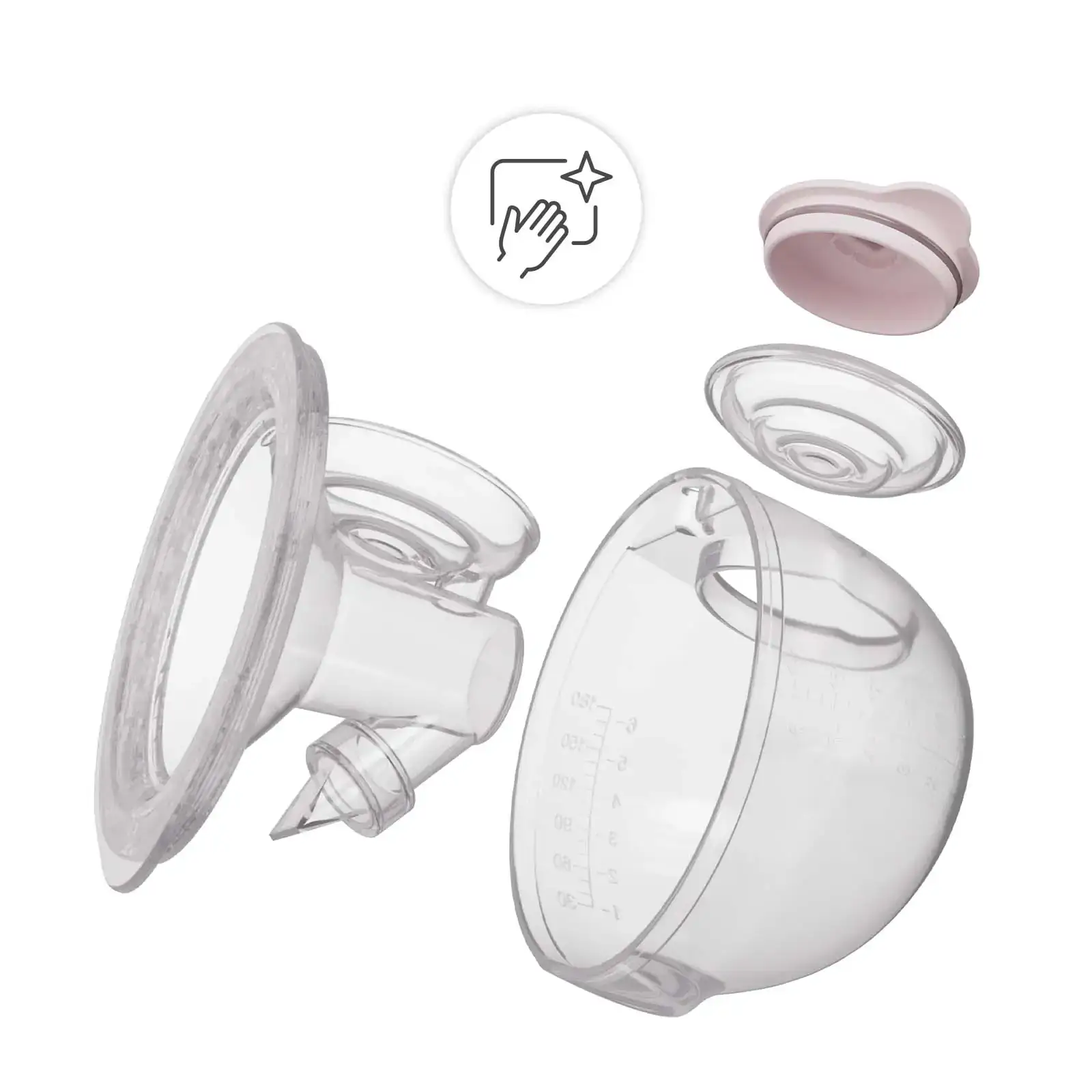Подвійний електричний молоковідсмоктувач Kinderkraft GentleFlow Pink (KEGEFL00PNK0000)