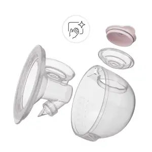 Подвійний електричний молоковідсмоктувач Kinderkraft GentleFlow Pink (KEGEFL00PNK0000)