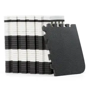 Килимок-пазл Kinderkraft Luno Black, 30 элементов (KKMLUNOBLK0000)