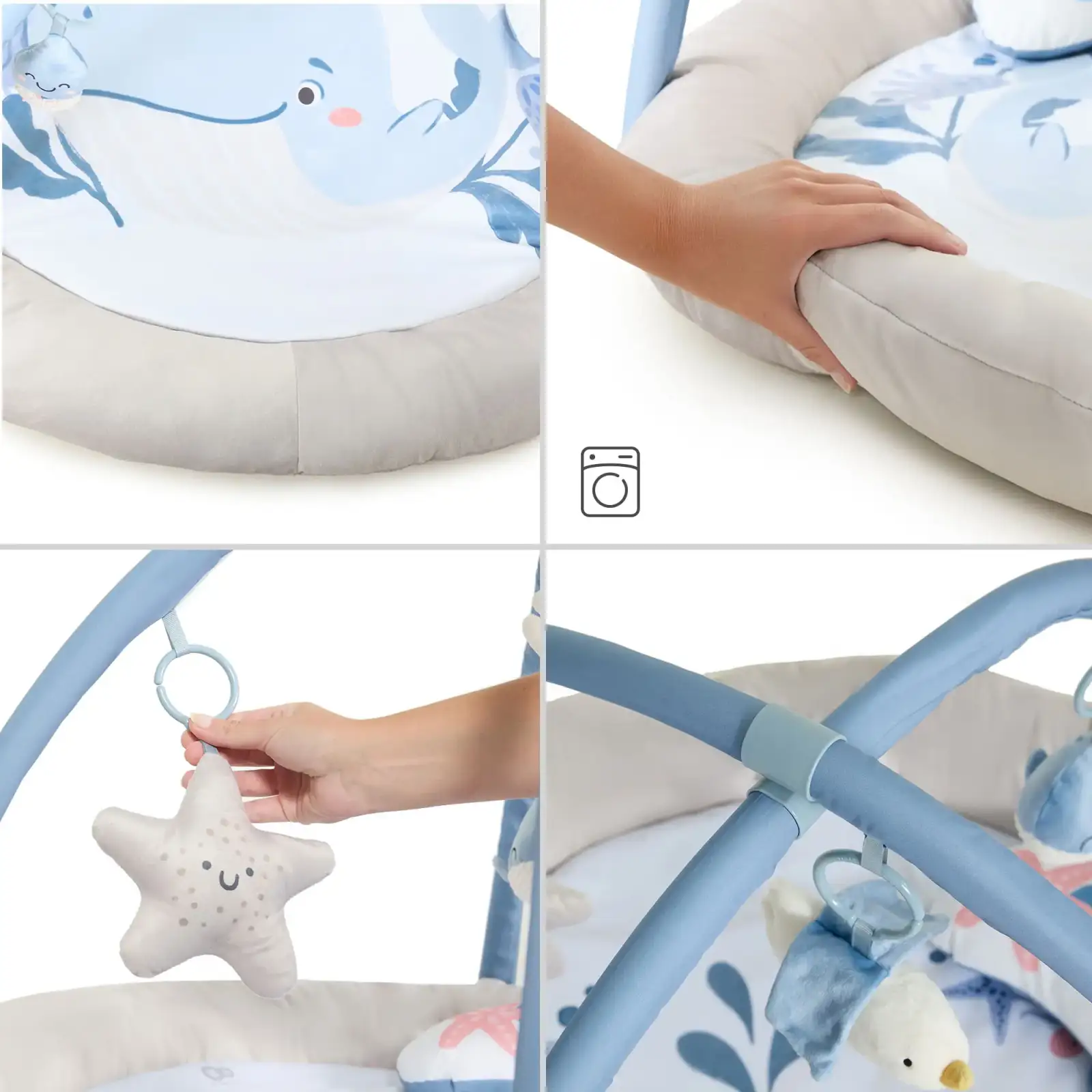 Развивающий коврик Kinderkraft Cozyplay Nordic Breeze (KPCOZY00NOR0000)