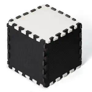 Килимок-пазл Kinderkraft Luno Black, 30 элементов (KKMLUNOBLK0000)