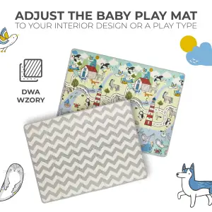 Двусторонний коврик Kinderkraft Matty 2 (KPMATT200000000)