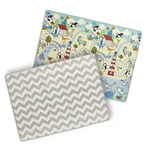 Двусторонний коврик Kinderkraft Matty 2 (KPMATT200000000)