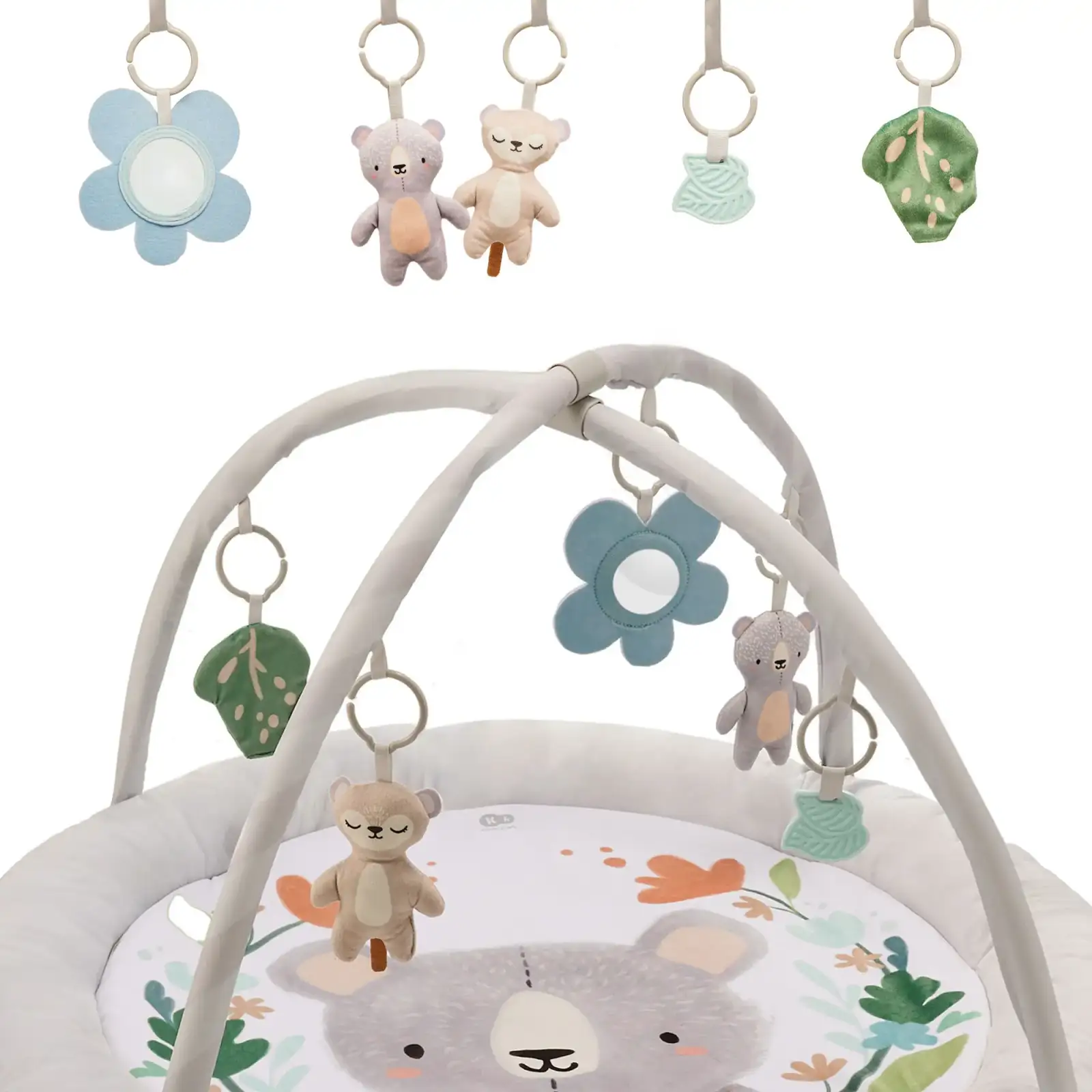 Развивающий коврик Kinderkraft Cozyplay (KPCOZY00LGR0000)