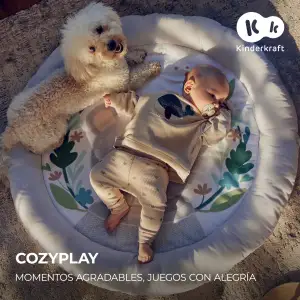 Развивающий коврик Kinderkraft Cozyplay (KPCOZY00LGR0000)