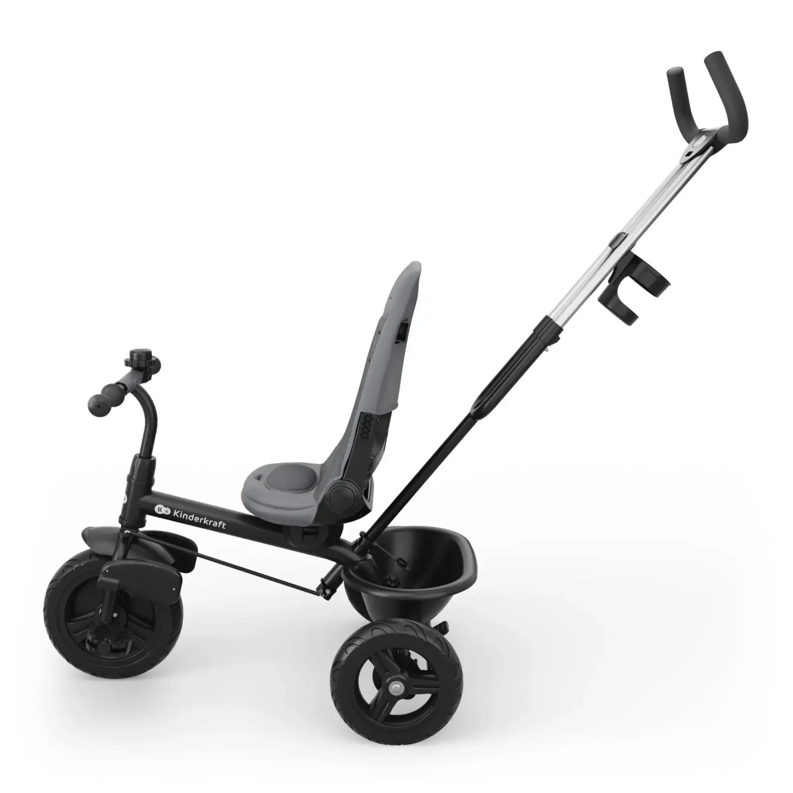 Трехколесный велосипед Kinderkraft Aston 2 Plus Grey (KRASTO02GRYPL00)