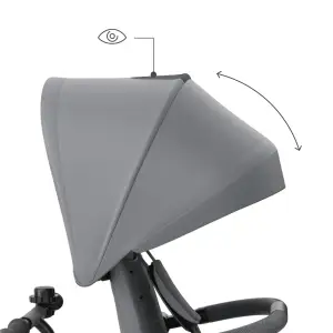 Трехколесный велосипед Kinderkraft Aston 2 Plus Grey (KRASTO02GRYPL00)