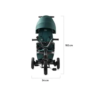 Триколісний велосипед Kinderkraft Easytwist Midnight Green (KKRETWIGRE0000)
