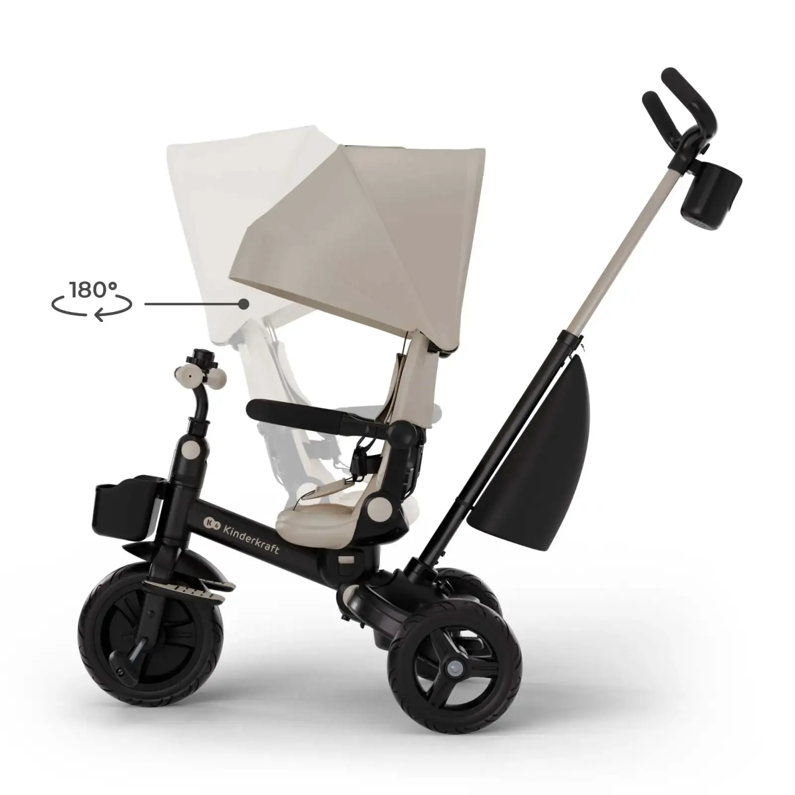 Трехколесный велосипед Kinderkraft Aveo 2 Plus Beige (KRAVEO02BEG0000) UA