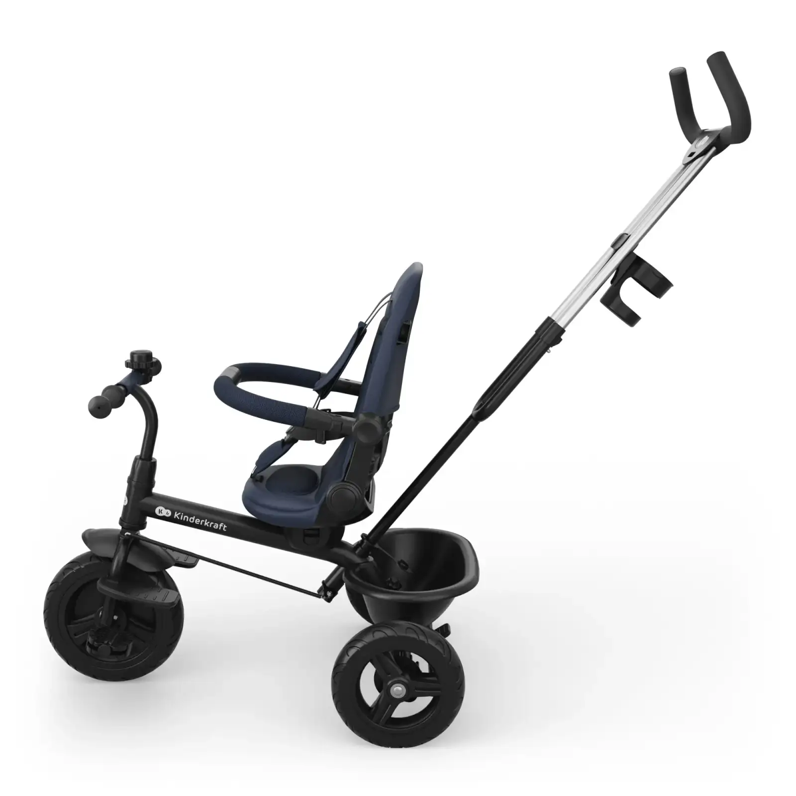 Триколісний велосипед Kinderkraft Aston 2 Plus Navy (KRASTO02NAVPL00)