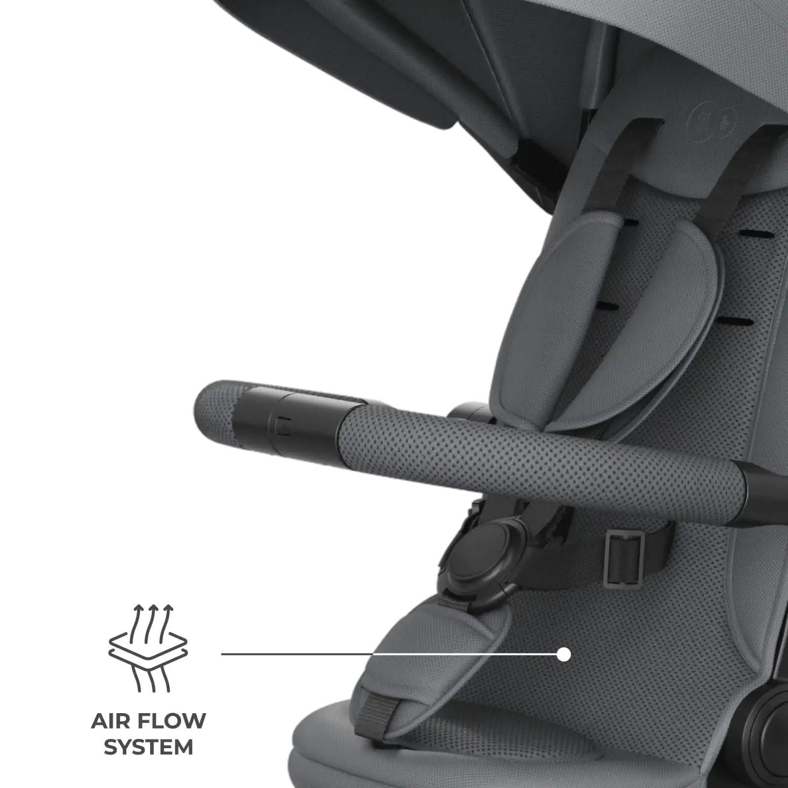 Трехколесный велосипед Kinderkraft Aston 2 Plus Grey (KRASTO02GRYPL00)