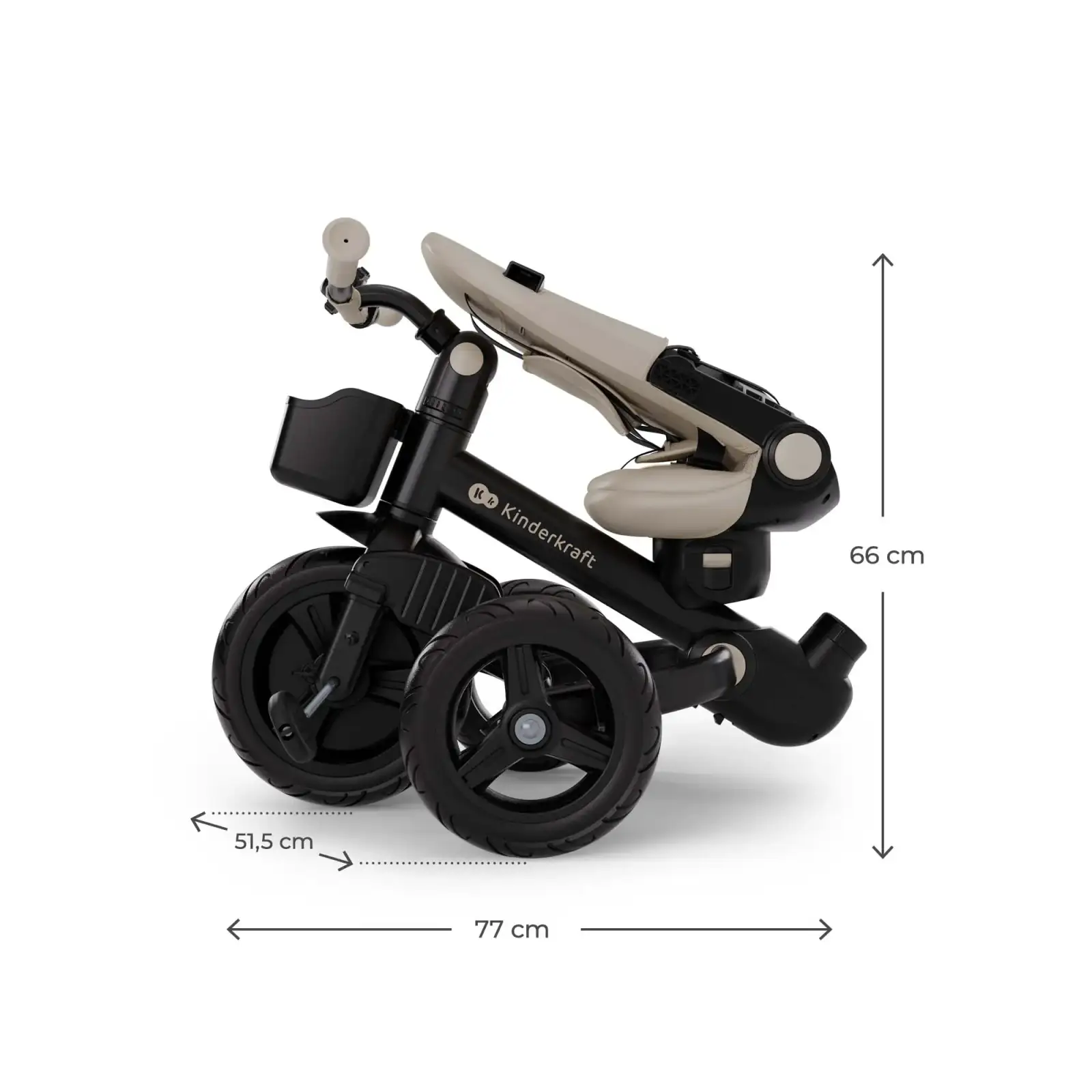 Трехколесный велосипед Kinderkraft Aveo 2 Plus Beige (KRAVEO02BEG0000) UA