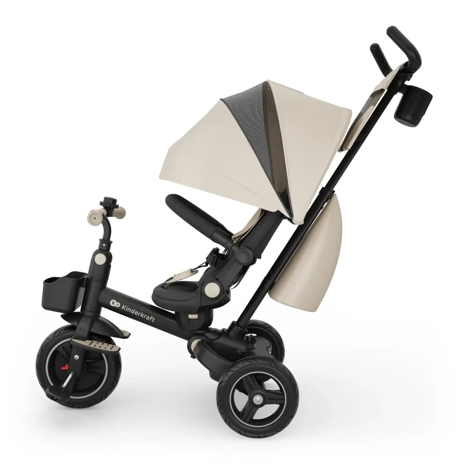 Триколісний велосипед Kinderkraft Spinstep 2 Plus Beige (KRSPST02BEGPL00) UA