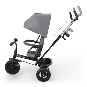 Трехколесный велосипед Kinderkraft Aston 2 Plus Grey (KRASTO02GRYPL00)