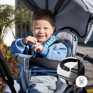 Трехколесный велосипед Kinderkraft Freeway 2 Grey (KRFRWA02GRY0000) UA