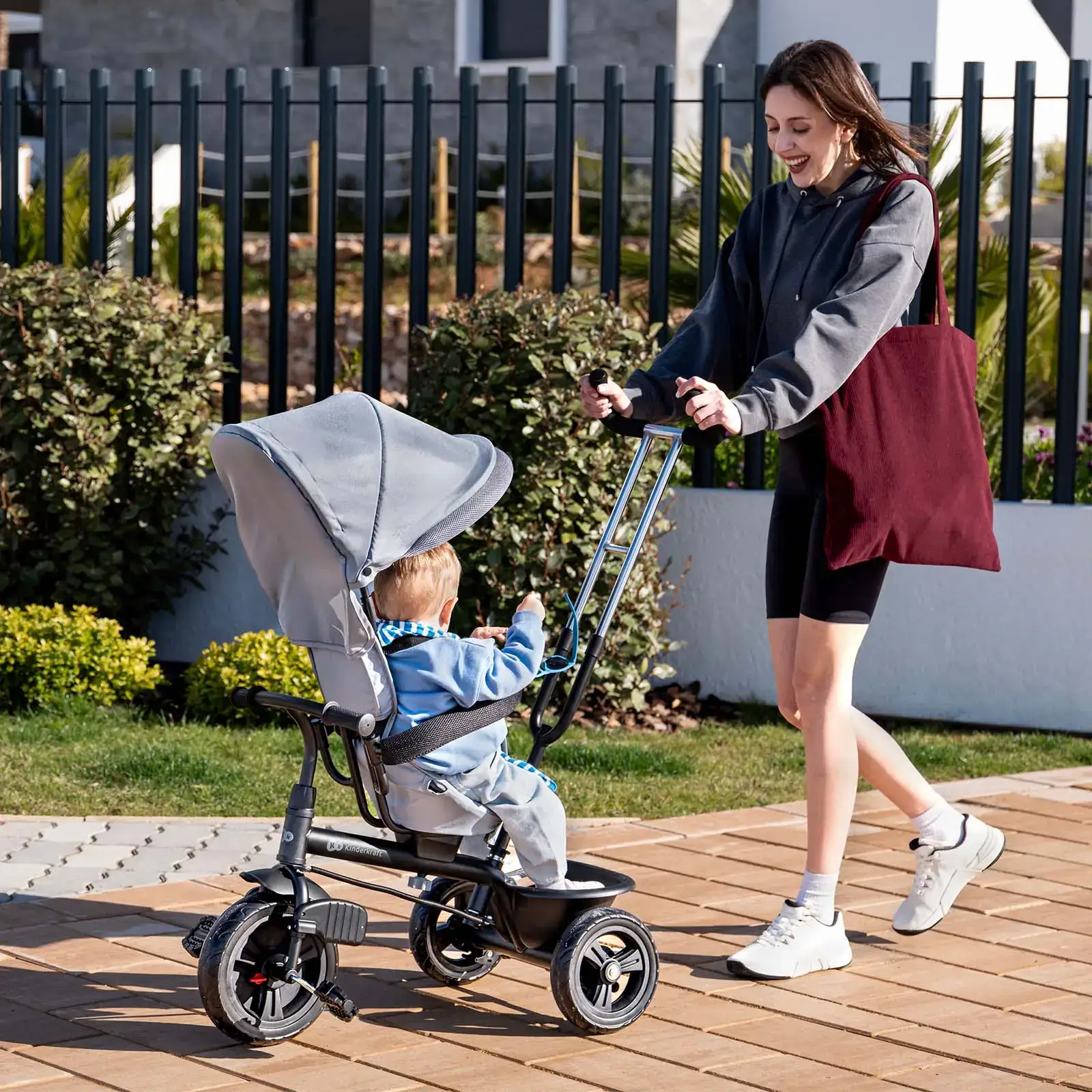 Трехколесный велосипед Kinderkraft Freeway 2 Grey (KRFRWA02GRY0000) UA
