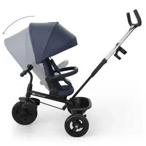 Триколісний велосипед Kinderkraft Aston 2 Plus Navy (KRASTO02NAVPL00)