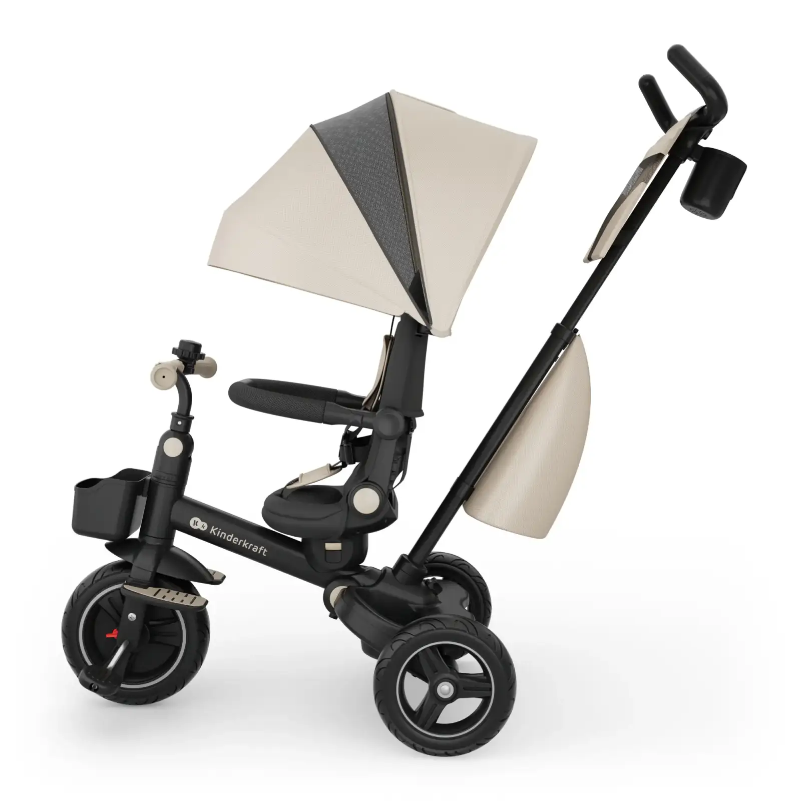 Триколісний велосипед Kinderkraft Spinstep 2 Plus Beige (KRSPST02BEGPL00) UA