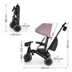 Трехколесный велосипед Kinderkraft Jazz 3 Pink (KRJAZZ03PNK0000) UA