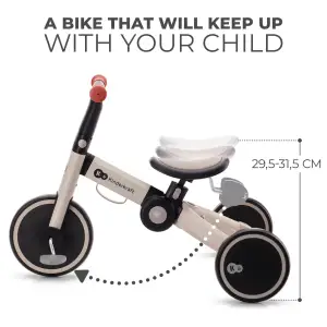 Трехколесный велосипед 3 в 1 Kinderkraft 4TRIKE Silver Grey (KR4TRI22GRY0000)