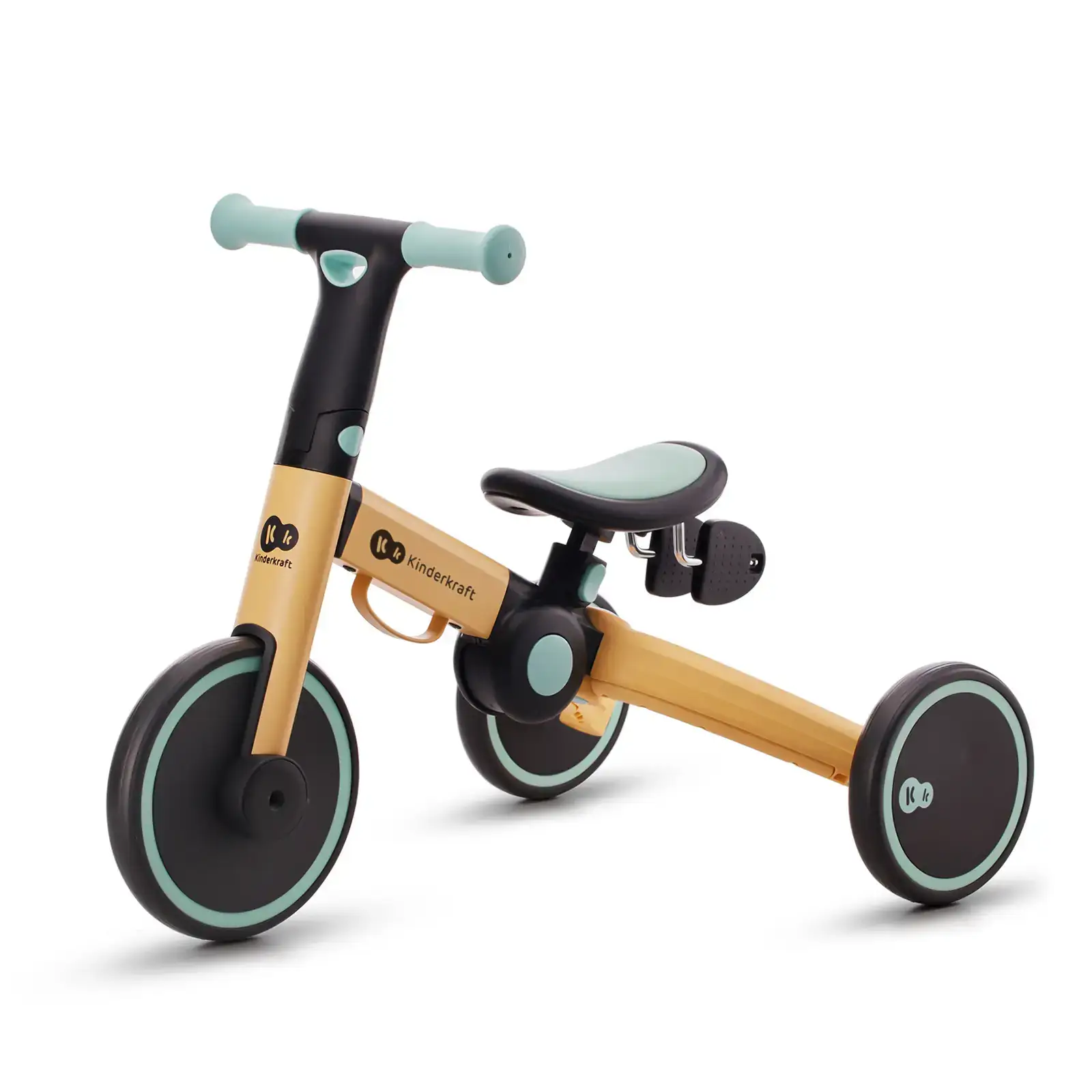Триколісний велосипед 3 в 1 Kinderkraft 4TRIKE Sunflower Blue (KR4TRI22BLU0000)