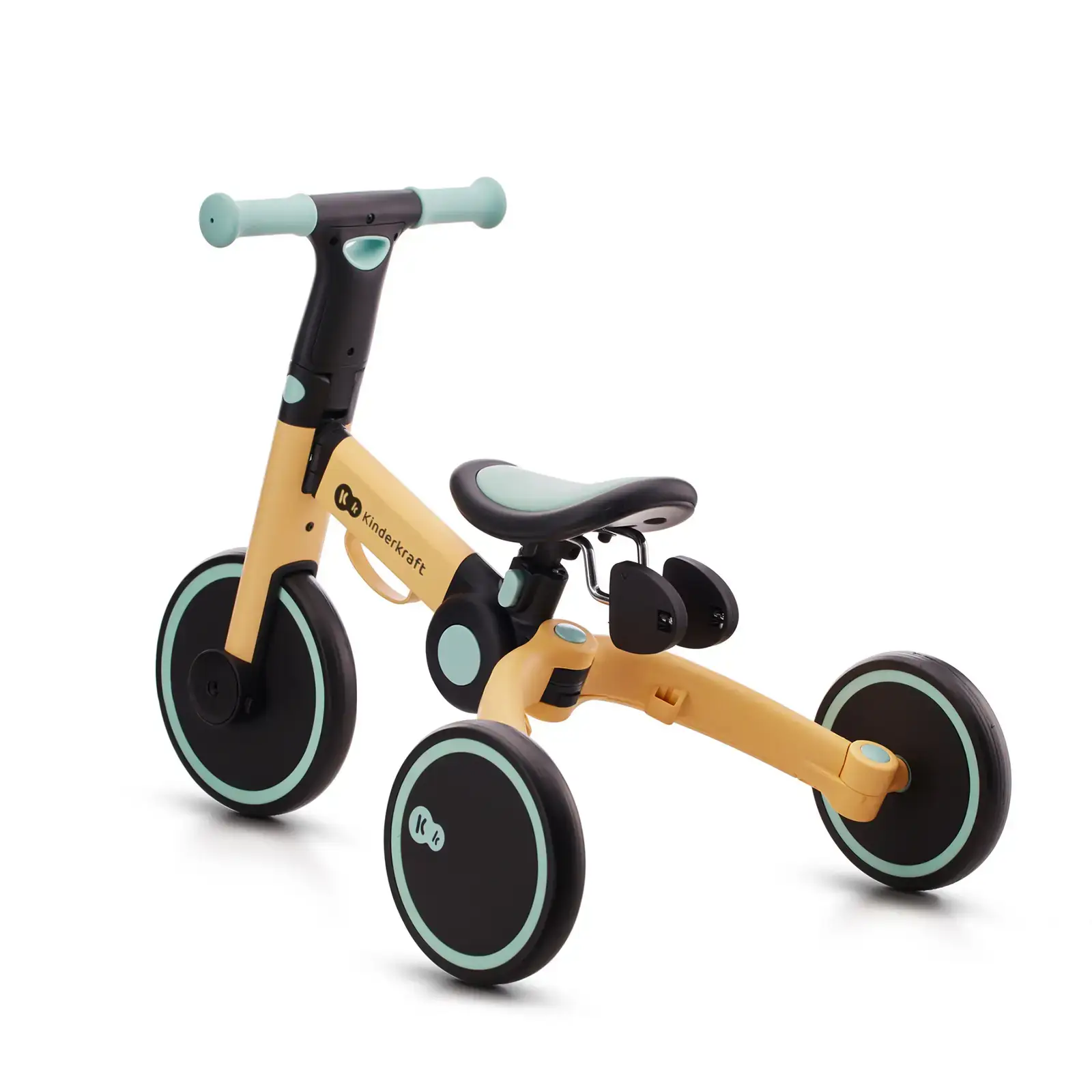 Триколісний велосипед 3 в 1 Kinderkraft 4TRIKE Sunflower Blue (KR4TRI22BLU0000)