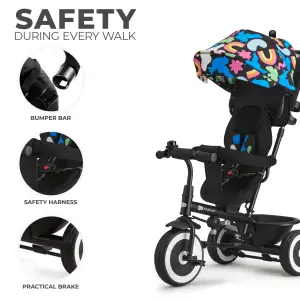 Трехколесный велосипед Kinderkraft Aston Happy Shapes (KRASTO00HAP0000) UA