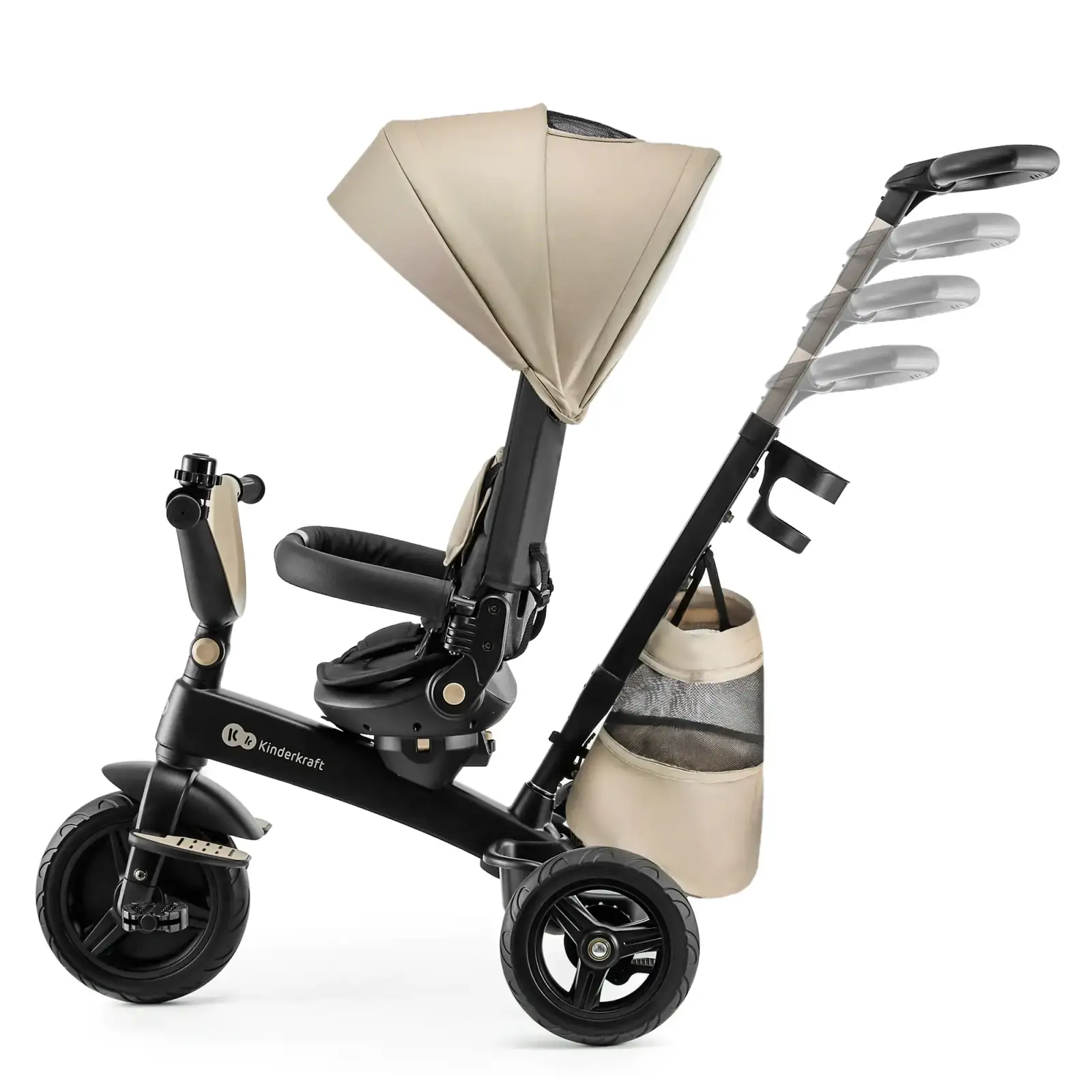 Трехколесный велосипед Kinderkraft Easytwist Beige (KREASY00BEG0000)