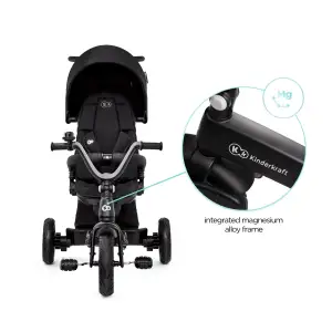Трехколесный велосипед Kinderkraft Easytwist Black (KREASY00BLK0000)