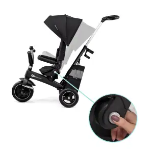 Трехколесный велосипед Kinderkraft Easytwist Black (KREASY00BLK0000)