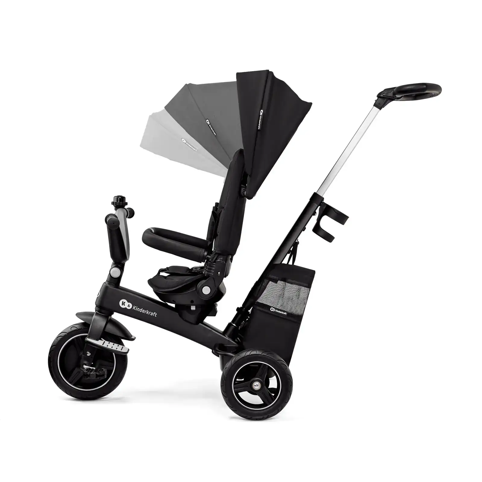 Трехколесный велосипед Kinderkraft Easytwist Black (KREASY00BLK0000)