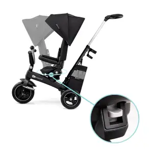 Трехколесный велосипед Kinderkraft Easytwist Black (KREASY00BLK0000)