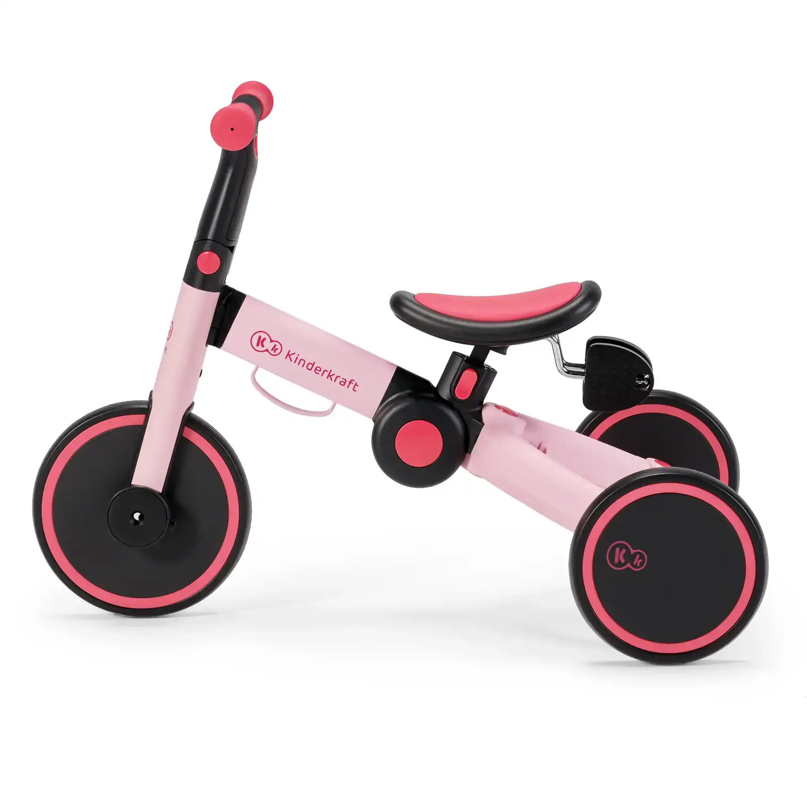 Триколісний велосипед 3 в 1 Kinderkraft 4TRIKE Candy Pink (KR4TRI00PNK0000)