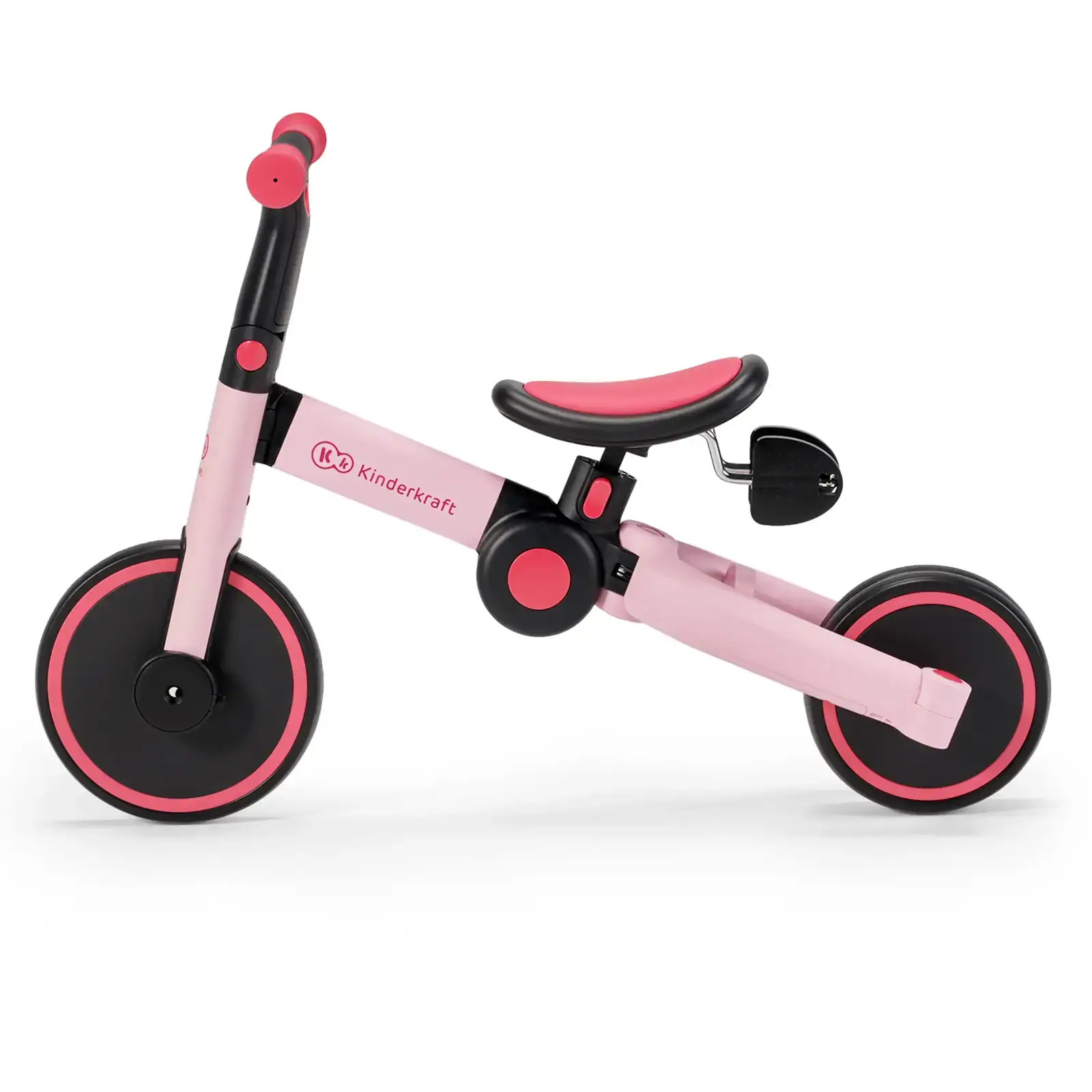 Триколісний велосипед 3 в 1 Kinderkraft 4TRIKE Candy Pink (KR4TRI00PNK0000)