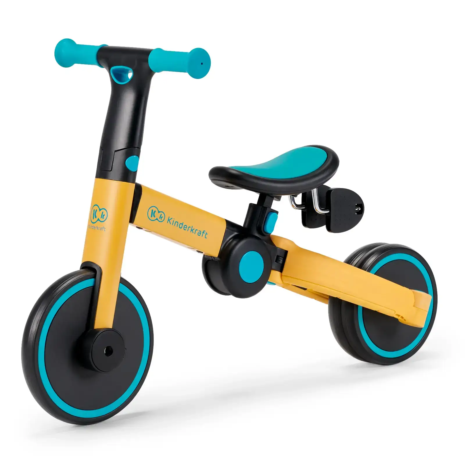 Трехколесный велосипед 3 в 1 Kinderkraft 4TRIKE Primrose Yellow (KR4TRI00YEL0000) UA