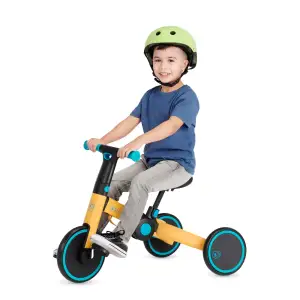 Трехколесный велосипед 3 в 1 Kinderkraft 4TRIKE Primrose Yellow (KR4TRI00YEL0000) UA