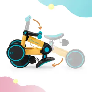 Трехколесный велосипед 3 в 1 Kinderkraft 4TRIKE Primrose Yellow (KR4TRI00YEL0000) UA