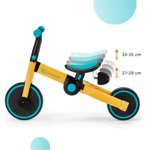 Трехколесный велосипед 3 в 1 Kinderkraft 4TRIKE Primrose Yellow (KR4TRI00YEL0000) UA