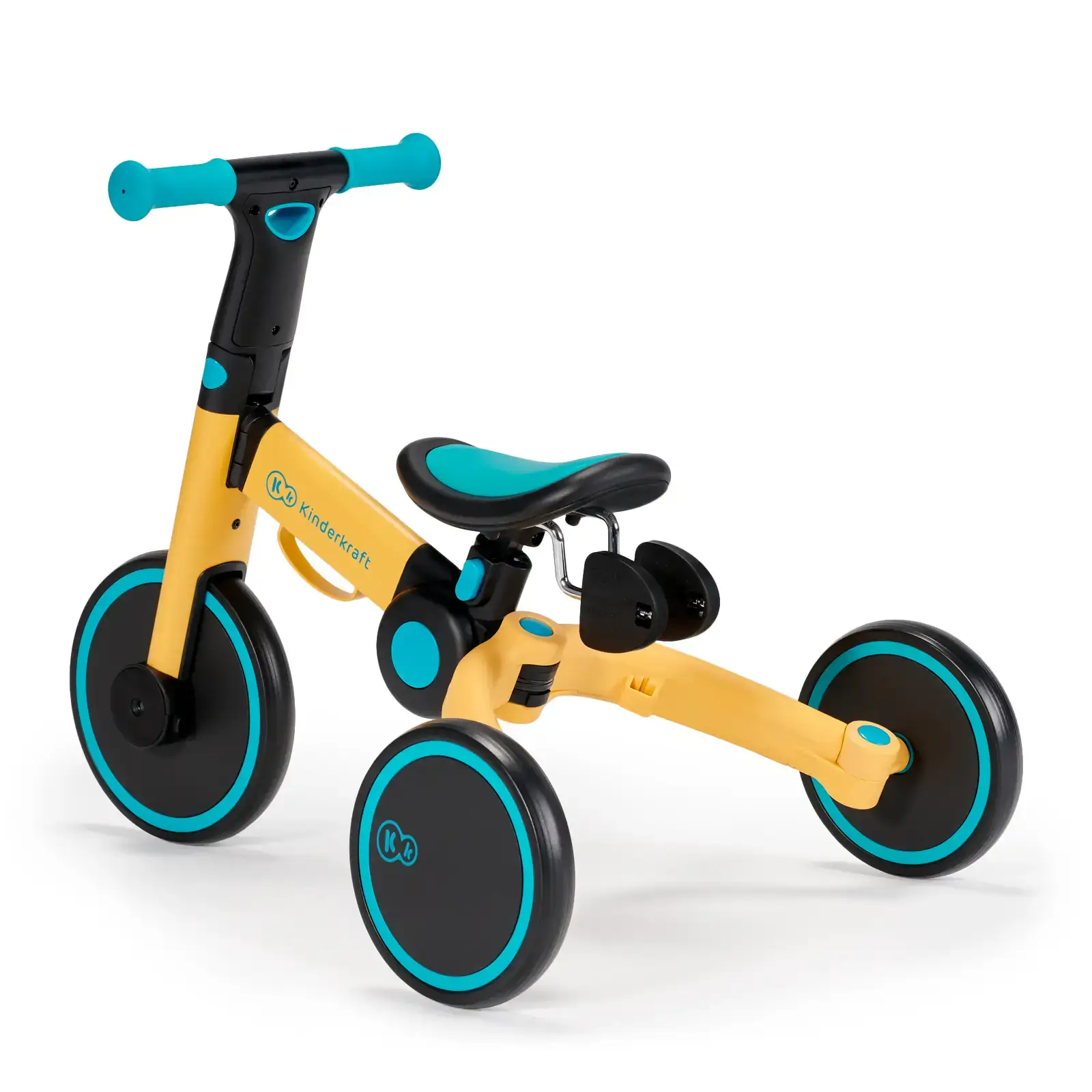 Трехколесный велосипед 3 в 1 Kinderkraft 4TRIKE Primrose Yellow (KR4TRI00YEL0000) UA