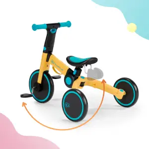 Трехколесный велосипед 3 в 1 Kinderkraft 4TRIKE Primrose Yellow (KR4TRI00YEL0000) UA