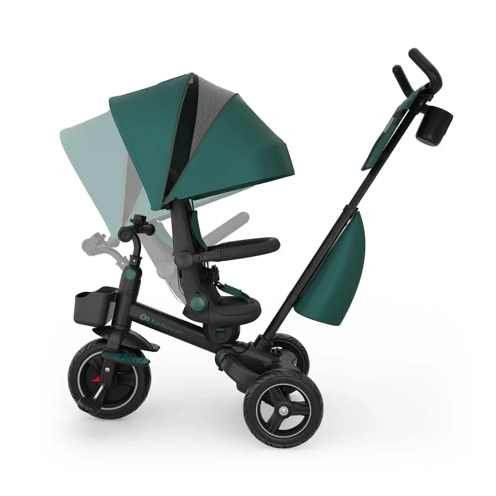 Трехколесный велосипед Kinderkraft Spinstep 2 Plus Green (KRSPST02GREPL00)