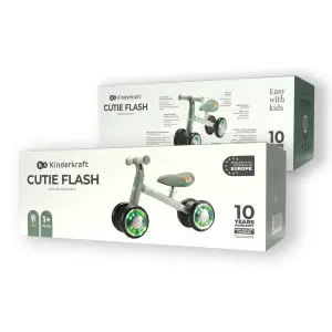 Каталка-біговел Kinderkraft Cutie Flash Green (KRCUFL00GRE0000) UA