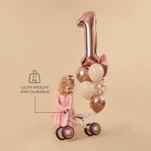 Каталка-біговел Kinderkraft Cutie Flash Pink (KRCUFL00PNK0000) UA